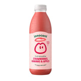 Innocent strawberries, bananas & apples smoothie 750ml, UK version
