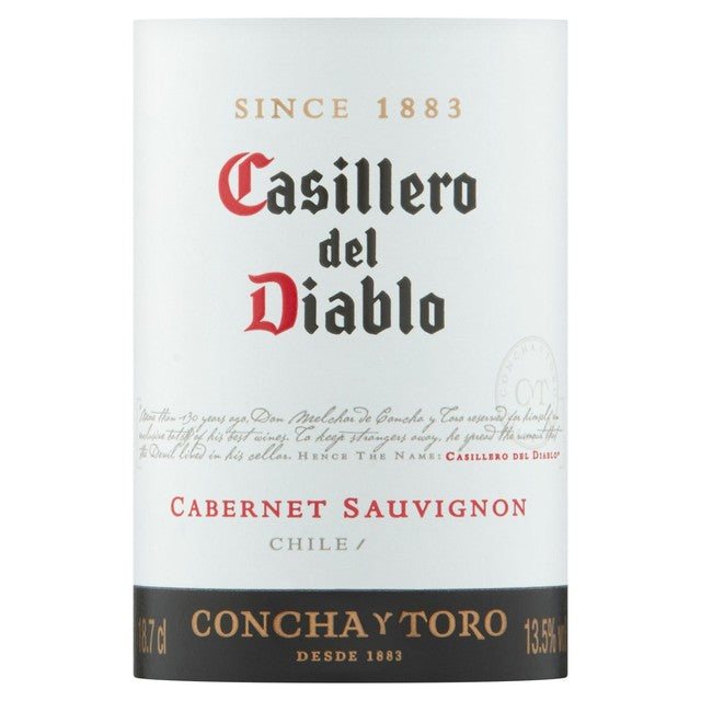 Casillero del Diablo Cabernet Sauvignon red wine 187ml - British product