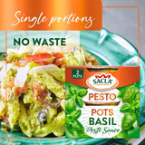 Sacla Classic Basil Pesto Sauce 2 x 45g pots (British brand)