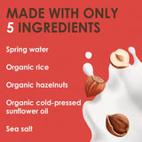 Rude Health Organic Hazelnut Drink 1L, imported from the UK