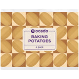 Pommes de terre à cuire Ocado, grosses, format britannique, paquet de 4