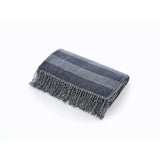 M&S The Lyndon Company Elgin Woven Throw Blue 131 x 160cm- Buy online at McGrocer