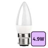 M&S TCP LED Candle 470 Lumens B22 4.9W Warm White Lightbulb- Buy online at McGrocer