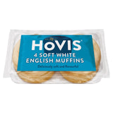 M&S Hovis Soft White English Muffins 4 per pack- Buy online at McGrocer