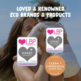 Naty flushable toilet wipes unscented, imported from the UK