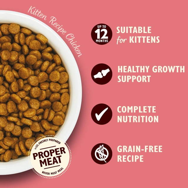 Lily's Kitchen dry kitten food chicken and white fish 800g, UK version
