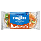 M&S Warburtons Plain Thin Bagels 6 Pack- Buy online at McGrocer