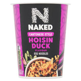 Naked Egg Noodles Hoi Sin Duck 78g imported from the UK