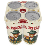 Birra Moretti lager beer 4 x 440ml cans - British product