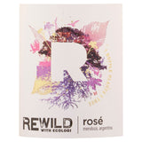 Rewild Malbec rosé wine 75cl, imported from the UK
