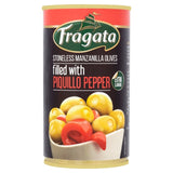 M&S Fragata Pitted Green Olives Filled with Piquillo Pepper 350g- Buy online at McGrocer