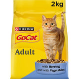 M&S Go-Cat Herring with Vegetables Adult Dry Cat Food 2kg- Buy online at McGrocer