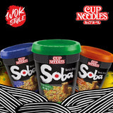Nissin Soba chilli instant noodles pot, UK version