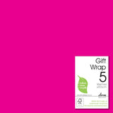Deva Designs pink wrapping paper 5m x 50cm, imported from the UK