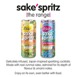 Itsu Tokyo Citrus Sake Spritz canned cocktail 250ml, UK version