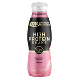 M&S Optimum Nutrition High Protein Shake Strawberry Ready to Drink 330ml- Buy online at McGrocer