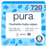M&S Pura Plastic Free Flushable Baby Wipes 12 x 60pk- Buy online at McGrocer
