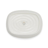 Sophie Conran white porcelain butter dish with cover, 15.5cm x 12cm (British brand)