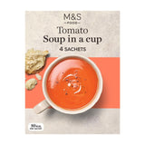 M&S M&S Tomato Cup Soup Instant Soup Mix 4 x 22g- Buy online at McGrocer