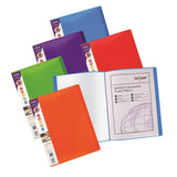 Snopake Rainbow Display Book with 24 pockets (British brand)
