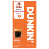 Dunkin decaffeinated coffee pods Nespresso compatible - British product
