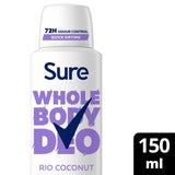 M&S Sure Rio Coconut 72h Whole Body Deodorant Odour Control Spray- Buy online at McGrocer