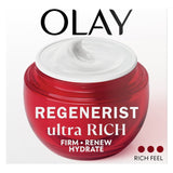 M&S Olay Regenerist Ultra Rich Moisturiser Face Cream 50ml- Buy online at McGrocer