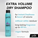 Schwarzkopf Got2b Volume dry shampoo 200ml (British brand)