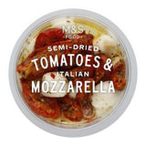 M&S slow roasted tomatoes and mozzarella antipasti 196g, imported from the UK