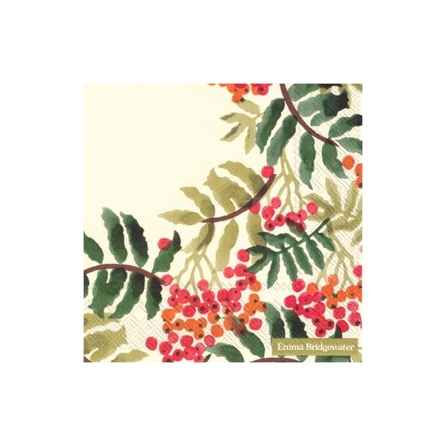 Emma Bridgewater Rowan Berry paper napkins 20 pack - British product
