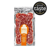 Brindisa nitrate-free Spanish Iberico Bellota salchichon slices 100g - British product