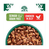 James Wellbeloved senior cat food chicken in jelly pouches - British product