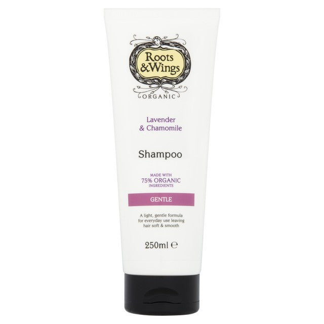 Roots & Wings Organic Shampoo Lavender Chamomile 250ml, imported from the UK