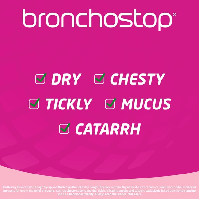 Broncho-Stop Cough Pastilles 20 Pastilles - British product