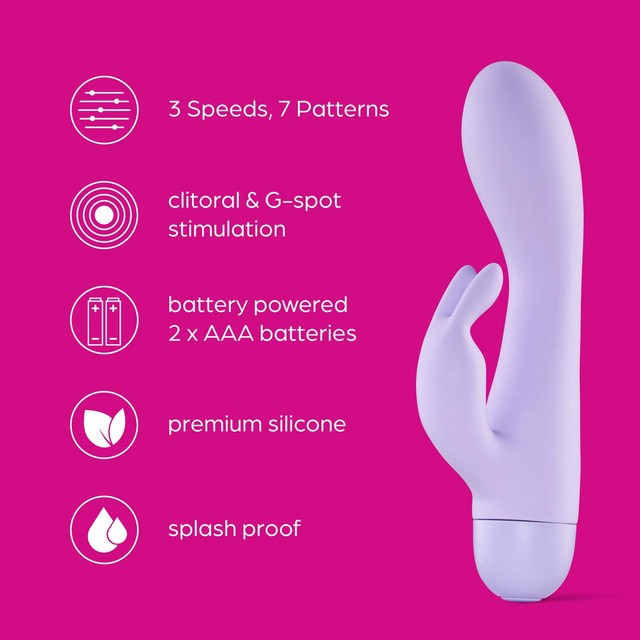 So Divine Pearl Mini Rabbit Vibrator (British brand)