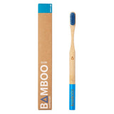 M&S Bamboo Club Blue Adult Manual Toothbrush- Buy online at McGrocer