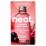 M&S Neat Hibiscus & Acai Berry Foaming Body Wash Refill 50ml- Buy online at McGrocer
