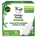 Cheeky Panda Bambuskern-Nachtbinden 10er Pack 350mm (britische Marke)