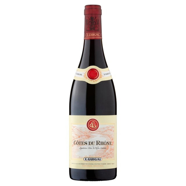 Guigal Cotes du Rhone Rouge red wine 75cl, UK version
