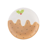 M&S Price & Kensington Christmas Pudding Plate Ceramic Plate 18cm- Buy online at McGrocer