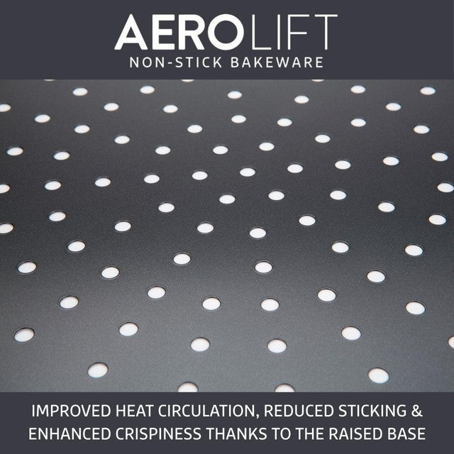 Prestige Aerolift Carbon Steel Pizza Tray 30cm, imported from the UK