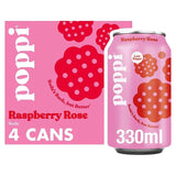 M&S Poppi Raspberry Rose Soda Cans 330ml- Buy online at McGrocer