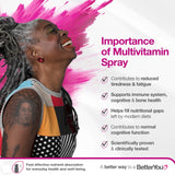 Better You multivitamin oral spray blackcurrant and plum flavour 25ml - British product