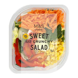 M&S M&S Sweet & Crunchy Salad Bowl Vegetarian Salad Mix 200g- Buy online at McGrocer