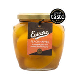 M&S Epicure Mediterranean Peach Halves in Pineapple & Coconut Syrup Canned Fruit 550g- Buy online at McGrocer