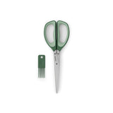 M&S Brabantia Herb Scissors with Cleaning Tool Fir Green Kitchen Scissors- Buy online at McGrocer