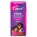 M&S Calpol Infant Oral Suspension Strawberry 2+ Months Pain Relief Medicine 100ml- Buy online at McGrocer
