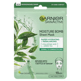 Garnier Moisture Bomb Green Tea Sheet Mask 28g, UK version