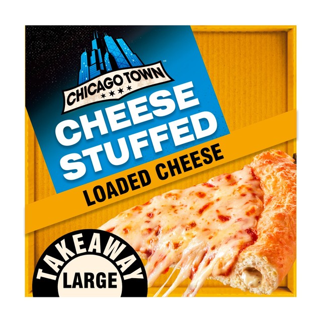 Chicago Town Cheesy Stuffed Crust Pizza Large 630g - British product