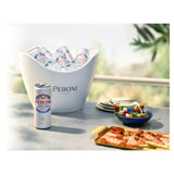 Peroni lager beer in 6x330ml cans, imported from the UK
